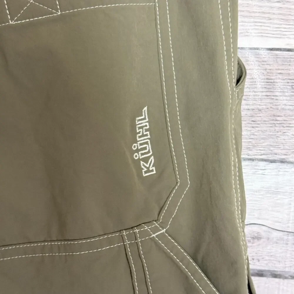 Kuhl Renegade Shorts Mens 40 Olive Stretch Performance Hiking Technical